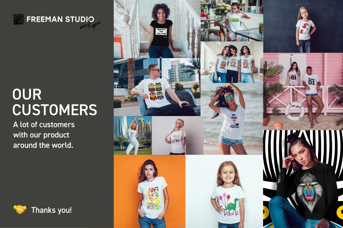T-Shirt Mock-Up Set