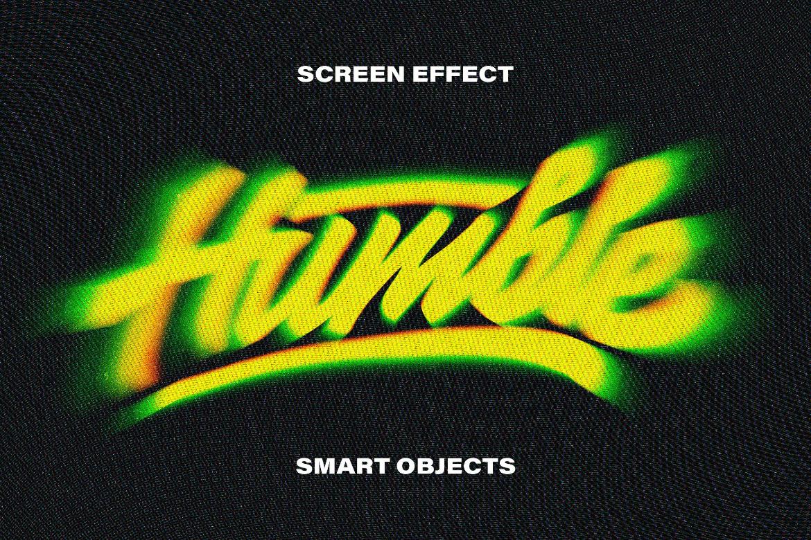 Screen Glitch Text & Logo Effect