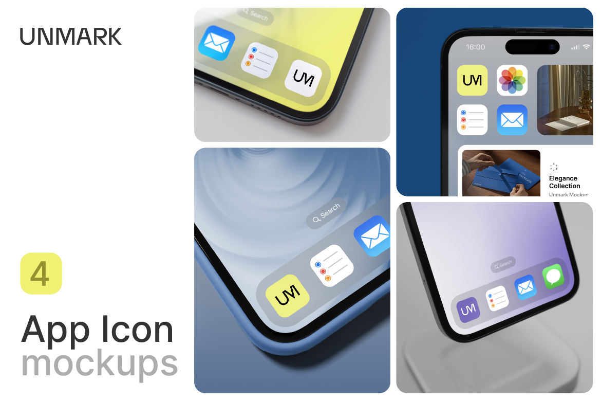 iOS App Icon — Mockups