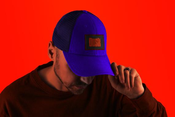 Cap Mockup Scene / Dusk Series