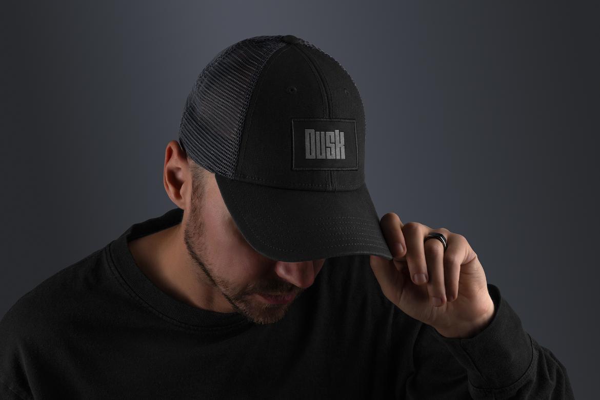 Cap Mockup Scene / Dusk Series